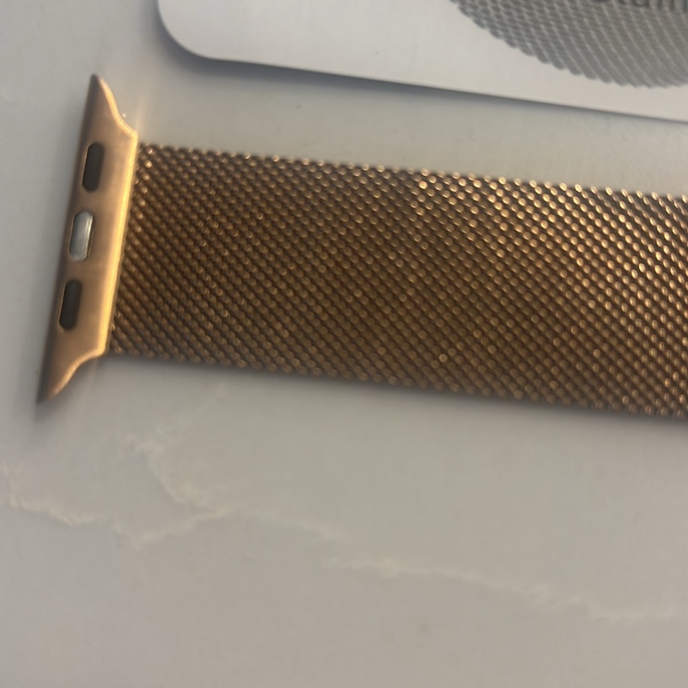 Smart Watch Band Rose Gold Stainless Steal - Picture 3 of 4
